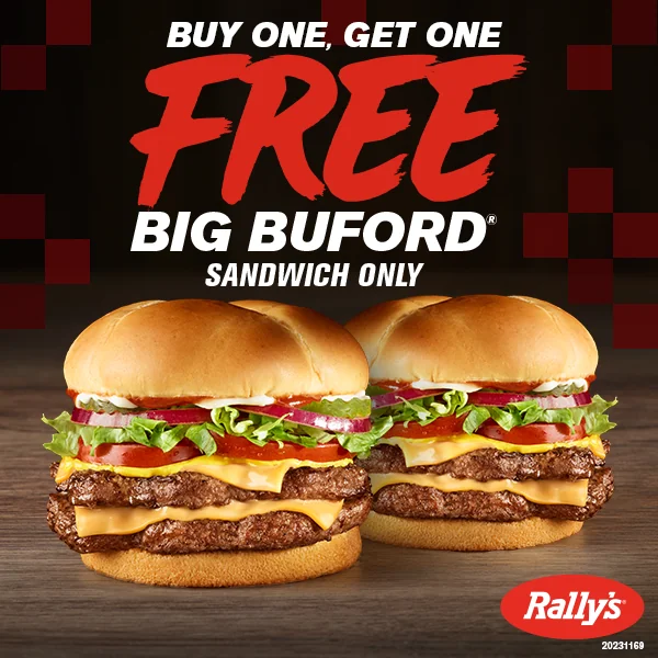 buy one, get one free big buford - sandwich only